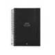AGENDA ESPIRAL LIDERPAPEL OLBIA A5 2026 DIA PAGINA NEGRO PAPEL 60 GR FSC