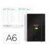 AGENDA ESPIRAL LIDERPAPEL TINOS A6 2026 SEMANA VISTA PERSONALIZABLE PAPEL 70 GR FSC