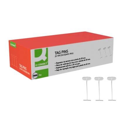 REPUESTO DE NAVETES Q-CONNECT PARA PISTOLA 20 MM CAJA DE 5000 UNIDADES