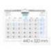 CALENDARIO PARED LIDERPAPEL CLASICO 2026 ESPIRAL 44X32 CM PAPEL 128 GR