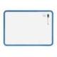 PIZARRA BLANCA LIDERPAPEL 30X42 CM MAGNETICA DOBLE CARA LISA CON ROTULADOR IMAN Y BORRADOR