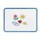 PIZARRA BLANCA LIDERPAPEL 30X42 CM MAGNETICA DOBLE CARA LISA CON ROTULADOR IMAN Y BORRADOR