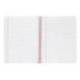 CUADERNO ESPIRAL LIDERPAPEL A4 WONDER TAPA PLASTICO 80H 90GR RAYADO HORIZONTAL CON MARGEN COLOR NARANJA