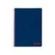 CUADERNO ESPIRAL LIDERPAPEL A4 WONDER TAPA PLASTICO 80H 90GR RAYADO HORIZONTAL CON MARGEN COLOR AZUL MARINO