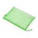 BOLSA ZIPPER BAG LIDERPAPEL POLIESTER TRANSPIRABLE MULTIUSOS DIN A4 VERDE PASTEL