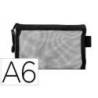 BOLSA ZIPPER BAG LIDERPAPEL POLIESTER TRANSPIRABLE MULTIUSOS DIN A6 NEGRO