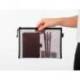 BOLSA ZIPPER BAG LIDERPAPEL POLIESTER TRANSPIRABLE MULTIUSOS DIN A5 NEGRO