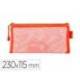 BOLSA ZIPPER BAG LIDERPAPEL POLIESTER TRANSPIRABLE MULTIUSOS TICKET 230X115 MM NARANJA