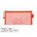 BOLSA ZIPPER BAG LIDERPAPEL POLIESTER TRANSPIRABLE MULTIUSOS TICKET 230X115 MM NARANJA