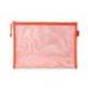 BOLSA ZIPPER BAG LIDERPAPEL POLIESTER TRANSPIRABLE MULTIUSOS DIN A5 NARANJA