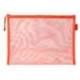 BOLSA ZIPPER BAG LIDERPAPEL POLIESTER TRANSPIRABLE MULTIUSOS DIN A4 NARANJA