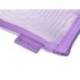 BOLSA ZIPPER BAG LIDERPAPEL POLIESTER TRANSPIRABLE MULTIUSOS DIN A6 MORADO PASTEL