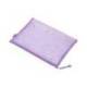 BOLSA ZIPPER BAG LIDERPAPEL POLIESTER TRANSPIRABLE MULTIUSOS DIN A5 MORADO PASTEL