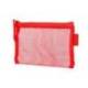 BOLSA ZIPPER BAG LIDERPAPEL POLIESTER TRANSPIRABLE MULTIUSOS DIN A6 ROJO