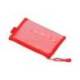 BOLSA ZIPPER BAG LIDERPAPEL POLIESTER TRANSPIRABLE MULTIUSOS DIN A6 ROJO