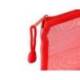 BOLSA ZIPPER BAG LIDERPAPEL POLIESTER TRANSPIRABLE MULTIUSOS DIN A5 ROJO