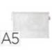 BOLSA ZIPPER BAG LIDERPAPEL POLIESTER TRANSPIRABLE MULTIUSOS DIN A5 BLANCO