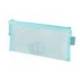 BOLSA ZIPPER BAG LIDERPAPEL POLIESTER TRANSPIRABLE MULTIUSOS TICKET 230X115 MM AZUL PASTEL