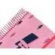AGENDA ESCOLAR LIDERPAPEL 25-26 ESPIRAL PATTERNS RAYOS ROSA SEMANA VISTA A6 BILINGÜE PAPEL FSC 80 GR