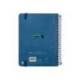 AGENDA ESCOLAR LIDERPAPEL 25-26 ESPIRAL PATTERNS RAYOS AZUL SEMANA VISTA A6 BILINGÜE PAPEL FSC 80 GR
