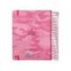 AGENDA ESCOLAR LIDERPAPEL 25-26 ESPIRAL PATTERNS MILITAR ROSA DIA PAGINA A5 BILINGÜE PAPEL FSC 80 GR