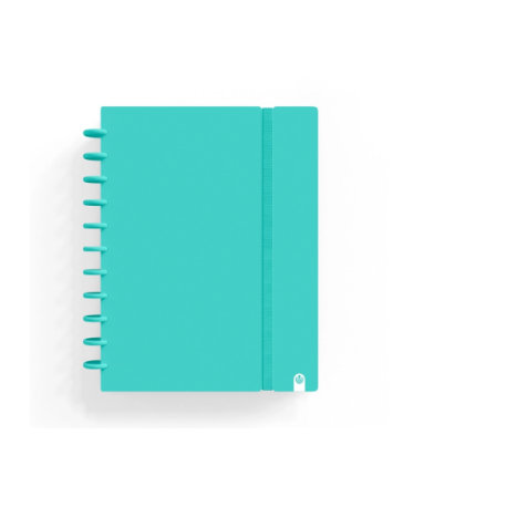 CUADERNO CARCHIVO INGENIOX FOAM A4 80H CUADRICULA MENTA PASTEL