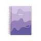 AGENDA ESCOLAR LIDERPAPEL 25-26 ESPIRAL MELTING MORADO SEMANA VISTA A5 BILINGÜE PAPEL FSC 80 GR