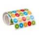 GOMETS LIDERPAPEL AUTOADHESIVO S REDONDO NUMEROS 20 MM COLORES SURTIDOS ROLLO DE 1000 UNIDADES EN CAJA DE CARTON