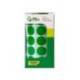 GOMETS LIDERPAPEL AUTOADHESIVO S CIRCULOS 20 MM VERDE ROLLO DE 2000 UNIDADES EN CAJA DE CARTON