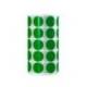 GOMETS LIDERPAPEL AUTOADHESIVO S CIRCULOS 20 MM VERDE ROLLO DE 2000 UNIDADES EN CAJA DE CARTON