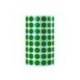 GOMETS LIDERPAPEL AUTOADHESIVO S CIRCULOS 10,5 MM VERDE ROLLO DE 6000 UNIDADES EN CAJA DE CARTON