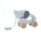 JUEGO INFANTIL IMAGINOVO MADERA ELEFANTE PARA ARRASTRAR CON RUEDAS +12 MESES 13,4X10X5,4CM