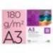 Cartulina Liderpapel color rosa a3 180 g/m2