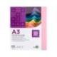 Cartulina Liderpapel color rosa a3 180 g/m2
