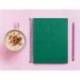 CUADERNO ESPIRAL LIDERPAPEL A5 MICRO PAPERCOAT TAPA FORRADA 140H 75 GR CUADRO5MM 5 BANDAS 6 TALADROS VERDE