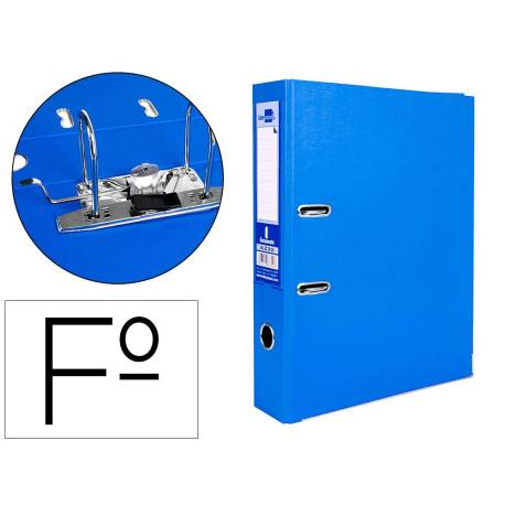 Archivador de palanca Liderpapel Documenta folio color azul