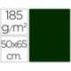 Cartulina Guarro verde amazona 500 x 650 mm de 185 g/m2