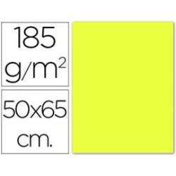 Cartulina Guarro amarillo limon 500 x 650 mm de 185 g/m2