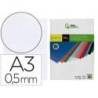 Tapa de Encuadernacion Polipropileno Liderpapel Din A3 transparente Opaco 0,5 mm pack 100 uds