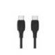 CABLE USB-C A USB-C Q-CONNECT PVC LONGITUD 1M NEGRO