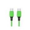 CABLE USB-C A USB-C Q-CONNECT PVC LONGITUD 2M VERDE