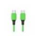 CABLE USB-C A USB-C Q-CONNECT PVC LONGITUD 1M VERDE