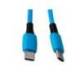 CABLE USB-C A USB-C Q-CONNECT PVC LONGITUD 1M AZUL