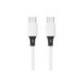 CABLE USB-C A USB-C Q-CONNECT PVC LONGITUD 2M BLANCO