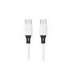 CABLE USB-C A USB-C Q-CONNECT PVC LONGITUD 1M BLANCO