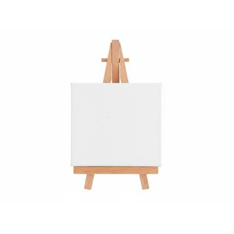 MINI LIENZO CON CABALLETE LIDERPAPEL 8X10 CM GRAMAJE 280G/M2 CERTIFICADO FSC