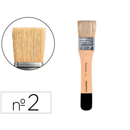 BROCHA PALETINA PLANA LIDERPAPEL ANCHO 33,5 MM DE PELO DE CERDA CERTIFICADO FSC