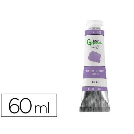 PINTURA GOUACHE/TEMPERA LIDERPAPEL TUBO DE ALUMINIO DE 60 ML COLOR LILA