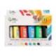 PINTURA GOUACHE/TEMPERA LIDERPAPEL CAJA DE 6 TUBOS DE PLASTICO DE 75 ML COLORES SURTIDOS