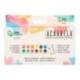 ACUARELA LIDERPAPEL 12 COLORES CON PINCEL DE AGUA RELLENABLE ESTUCHE DE PLASTICO